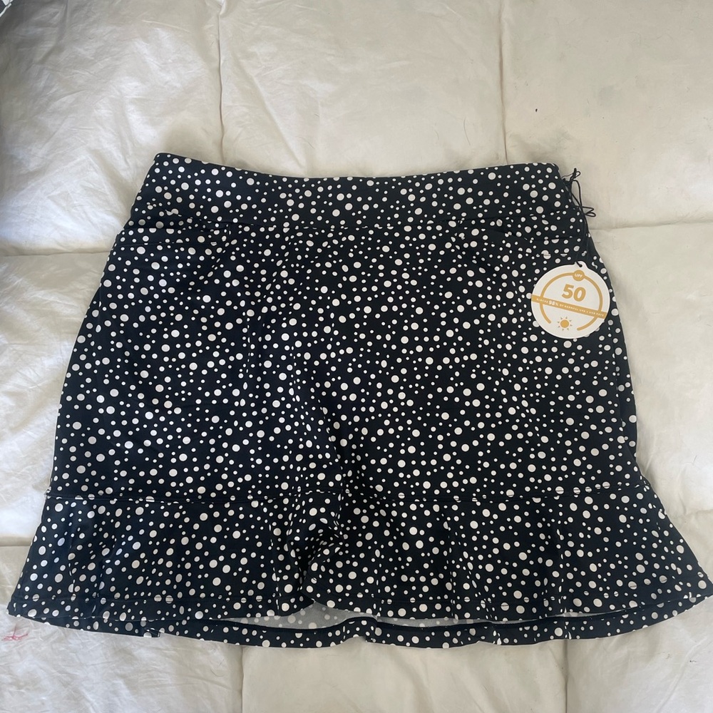 Polka Dot Black and White Skirt